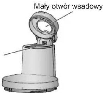 PANASONIC MJL501 - Otorzyc mały otwor wsadowsy i wlozyc skladrniki do duźego otworu wsadowsego, a nastepnie zamknąc mały otwor wsadowsy. - 1