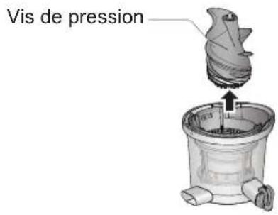 PANASONIC MJL501 - Pour démonter le bol de réception du jus - 2