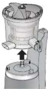 PANASONIC MJL501 - To disassemble the juicing bowl - 1