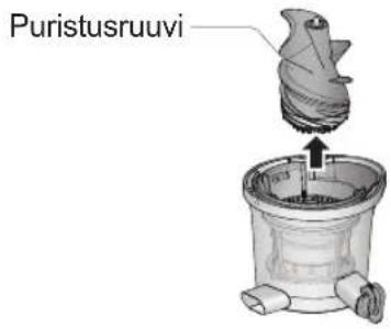 PANASONIC MJL501 - Mehukannun purkaminen - 2