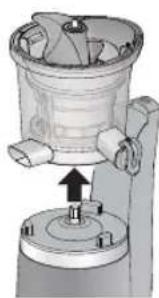 PANASONIC MJL501 - Para desmontar el recipiente para exprimir - 1
