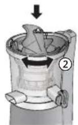 PANASONIC MJL501 - Nasad'te lisovaci sroub. - 2