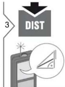 DEWALT DW03101 - Fonctions de mesure Pythagore (hauteur partielle) - 3