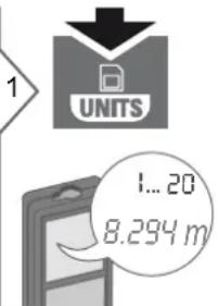 DEWALT DW03101 - Memory (20 last displays) Delete Memory - 1
