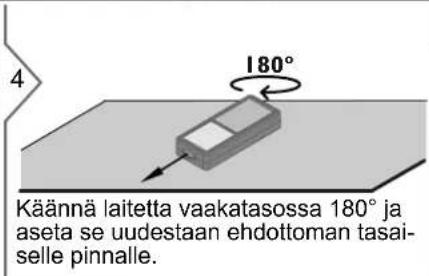 DEWALT DW03101 - Kaltevuusanturin kalibrointi (Kallistuksen kalibrointi) - 2