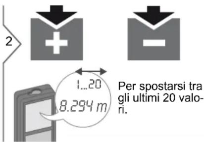 DEWALT DW03101 - Memoria (ultimi 20 valori) Cancellazione - 2