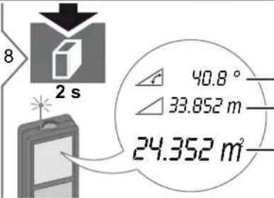 DEWALT DW03101 - Área de triângulo - 6