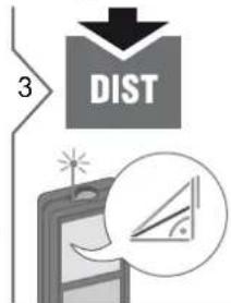 DEWALT DW03101 - Funções de medição triângulo rectângulo (altura parcial) - 3