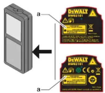 DEWALT DW03101 - Señalización - 1