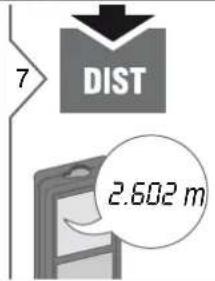 DEWALT DW03101 - Fonctions de mesure Pythagore (hauteur partielle) - 7