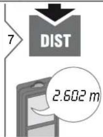 DEWALT DW03101 - Funções de medição triângulo rectângulo (altura parcial) - 7