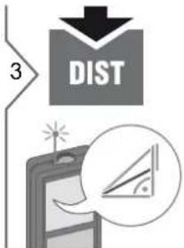 DEWALT DW03101 - Measuring Functions Pythagoras (partial height) - 3