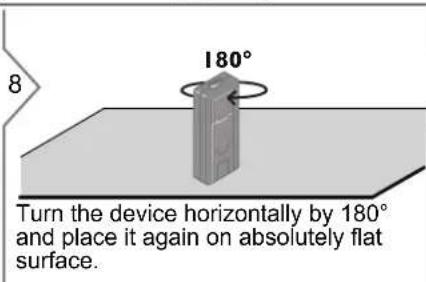 DEWALT DW03101 - Calibration of tilt sensor (Tilt Calibration) - 6