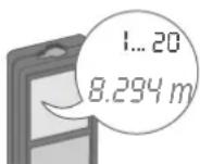 DEWALT DW03101 - Geheugen (20 laatste resultaten) Geheugen wissen - 2