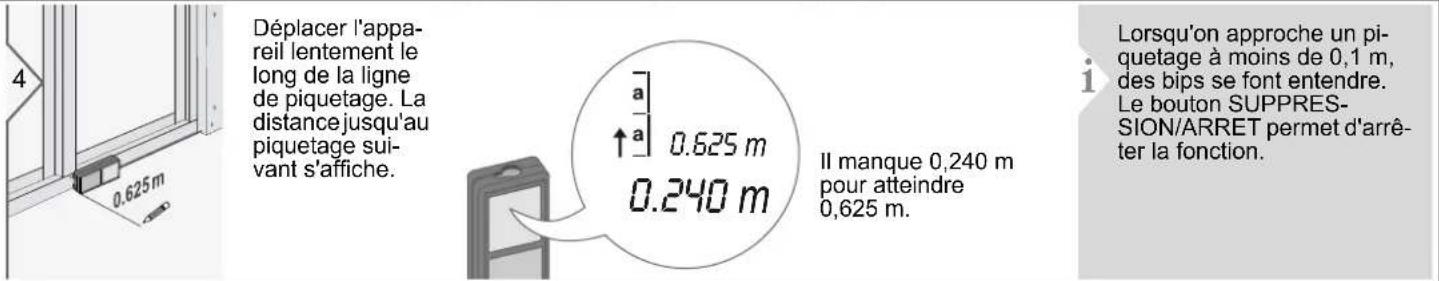 DEWALT DW03101 - Fonctions de mesure Pythagore (hauteur partielle) - 9