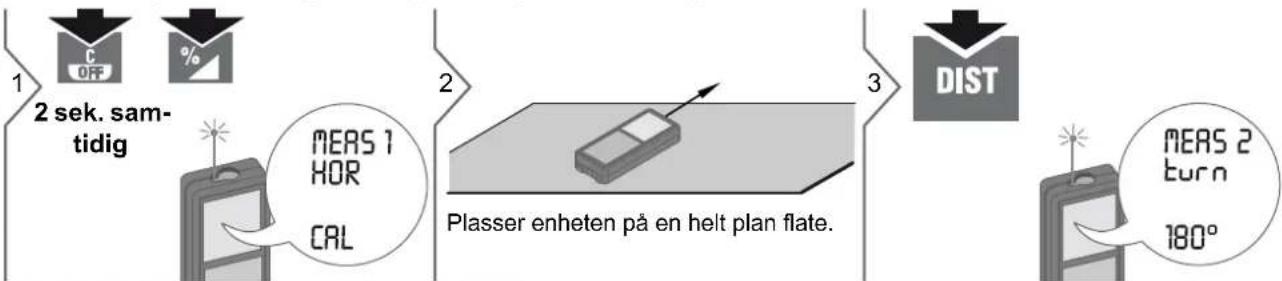 DEWALT DW03101 - Kalibrering av helningsføler (Helningskalibrering) - 1