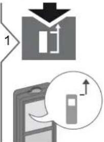 DEWALT DW03101 - Ölçüm referansının ayarlanması / üçayak - 1