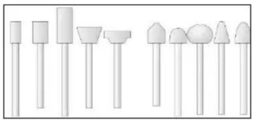 PowerPlus POWX1341 - Csiszolóhegyek - 1