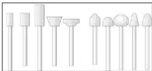 PowerPlus POWX1341 - Varfuri abrazive - 1