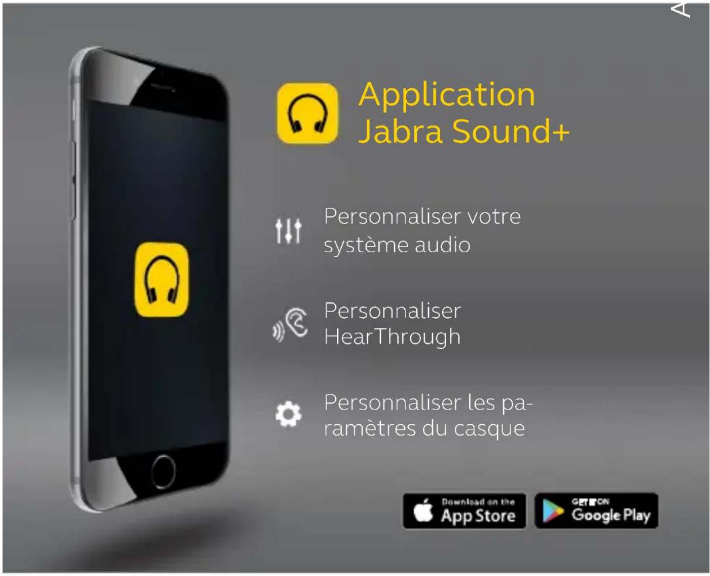 JABRA Evolve 65t - Application Jabra Sound+ - 1