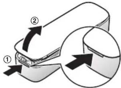 PANASONIC KXHNS101EX2 - Retirez le cache du détecteur. - 1