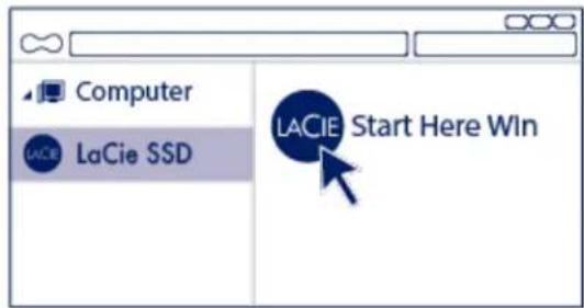 LACIE Portable SSD - Start here - 4