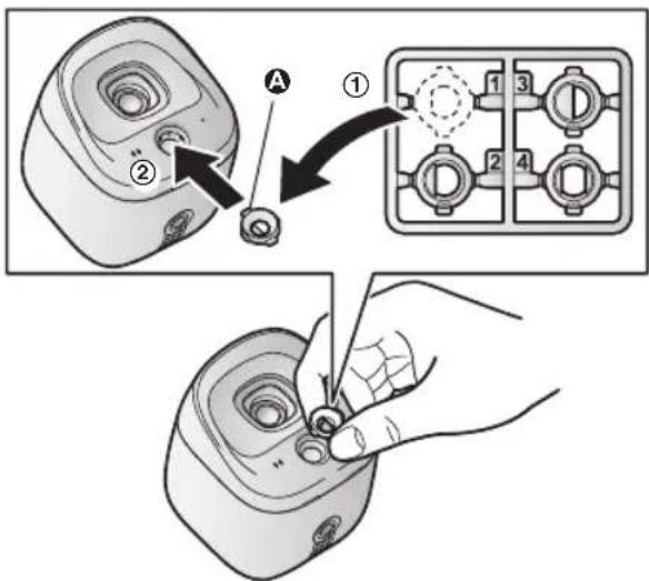 PANASONIC KXHNC600EX2 - Remplacement des capuchons de plage du détecteur - 2