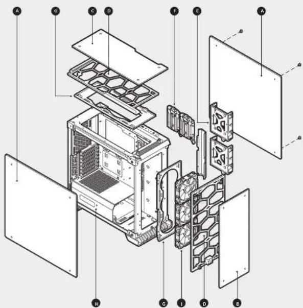 CORSAIR Crystal Series 680X - Case features - 1