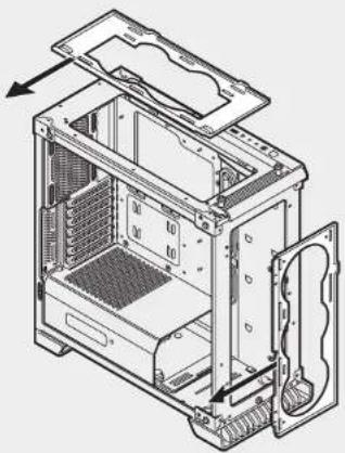 CORSAIR Crystal Series 680X - Retrait des tiroirs de ventilation - 1