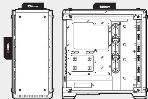 CORSAIR Crystal Series 680X - Crystal Series 570X - 1