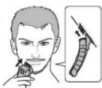 PANASONIC ERGY30 - ▶ Trimming your moustache - 2