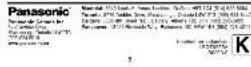 PANASONIC PVV4523SK - Table of Contents - 3