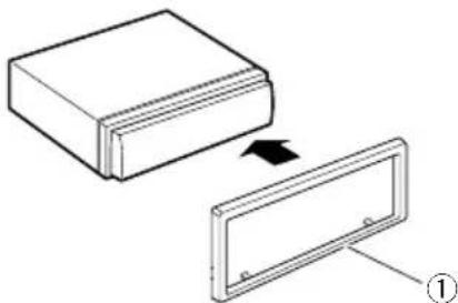JVC KDX561DBT - Trim plate - 1