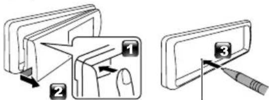 JVC KDX561DBT - How to reset your unit - 1