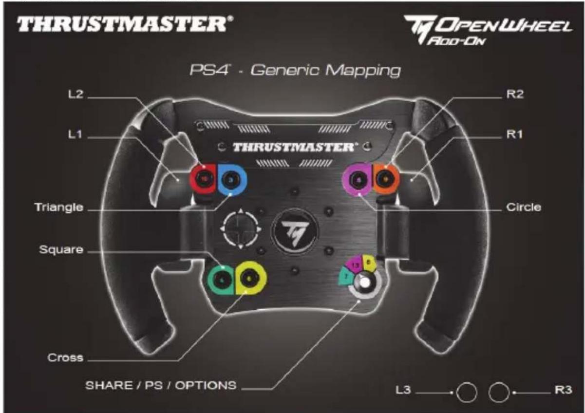 THRUSTMASTER TM Open Wheel AddOn - 重要提示! - 3