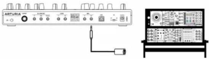 Arturia MicroFreak - CONNECTER UN ÉQUIPEMENT EXTERNE - 5