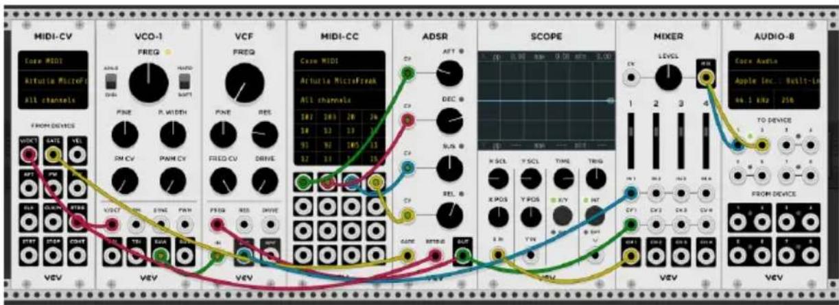 Arturia MicroFreak - Puis, connectez : - 1