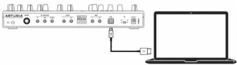 Arturia MicroFreak - CONNECTER UN ÉQUIPEMENT EXTERNE - 2