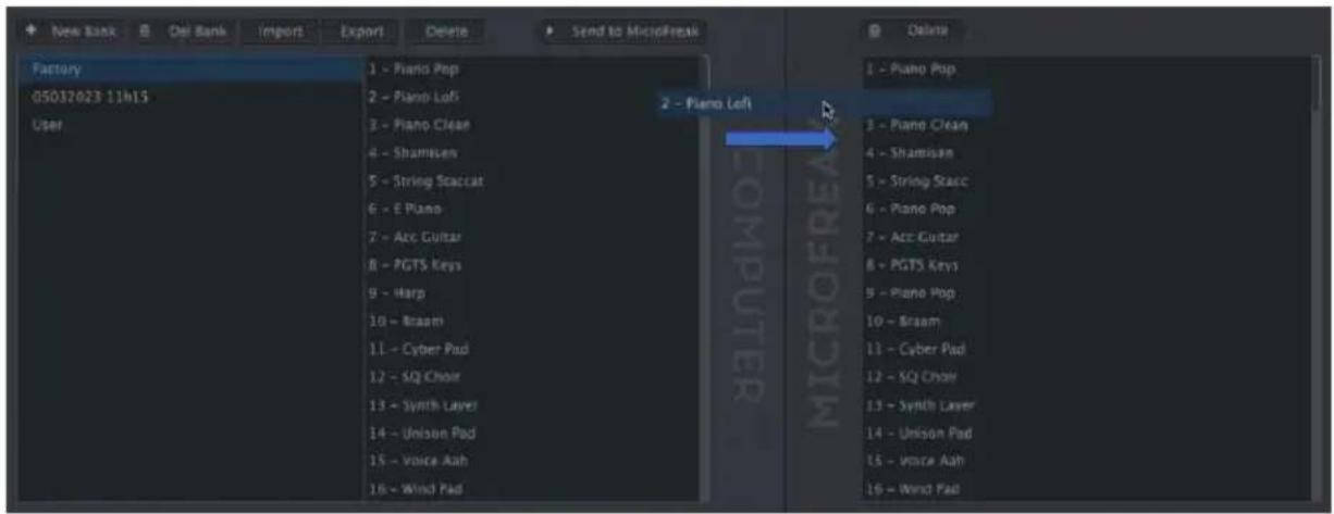 Arturia MicroFreak - Plus sur le glisser-déposer - 1