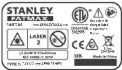 STANLEY FMHT775951 - Étiquettes d'advertissement - 4