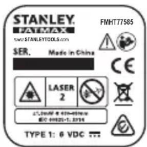 STANLEY Fatmax FMHT77586 - Figyelmeztető címkék - 5