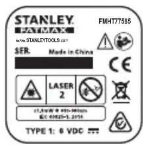 STANLEY Fatmax FMHT77586 - Varoitusmerkit - 5