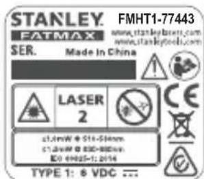 STANLEY FMHT177416 - Įspėjamosios etiketės - 5