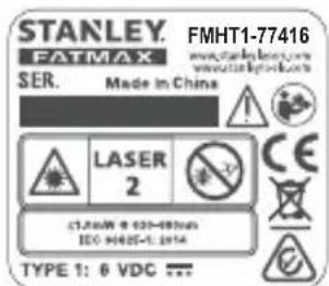 STANLEY FMHT177416 - Įspėjamosios etiketės - 4
