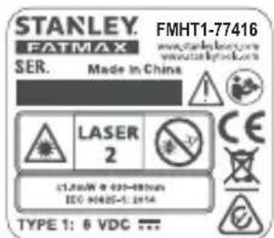 STANLEY FMHT177416 - Etichete de avertizare - 4