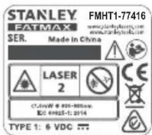 STANLEY FMHT177416 - Advarselsmerker - 2