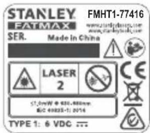 STANLEY FMHT177416 - Bridinājuma uzlīmes - 4