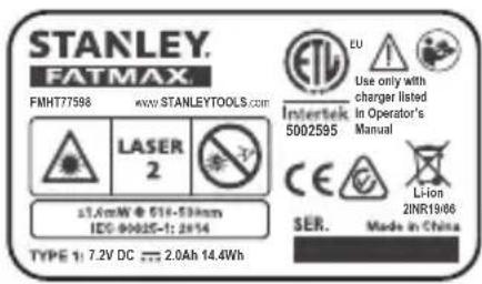 STANLEY FMHT775981 - Varovné stitky - 4