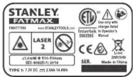 STANLEY FMHT775981 - Varningsetiketter - 4