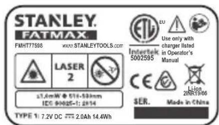 STANLEY FMHT775981 - Varovné stitky - 3